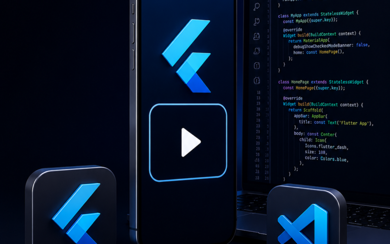ابدأ تعلم برمجة التطبيقات باستخدام Flutter من الصفر للاحتراف