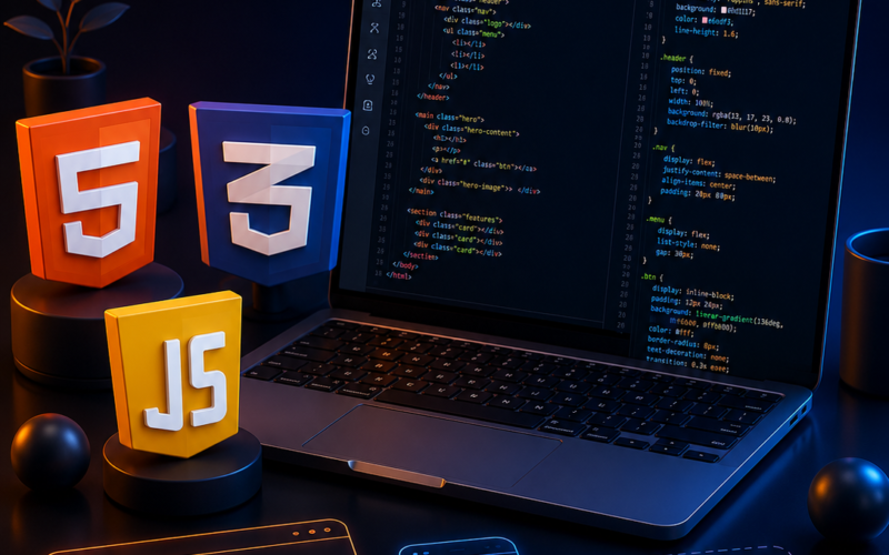 ابدأ تعلم تصميم وتطوير مواقع الويب (Front-End) من الصفر للاحتراف