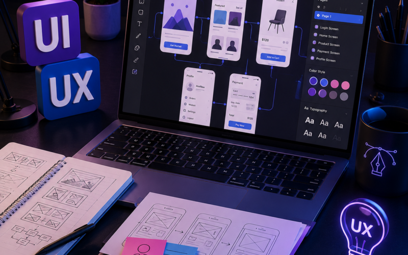 ابدأ تعلم UI/UX Design من الصفر واصنع تجارب مستخدم احترافية